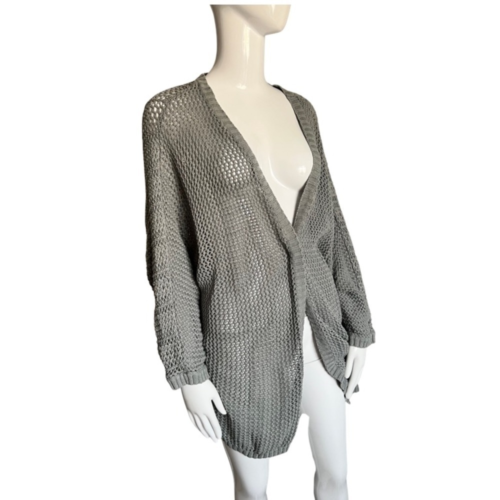 Kimchi Knit Cardigan grey.